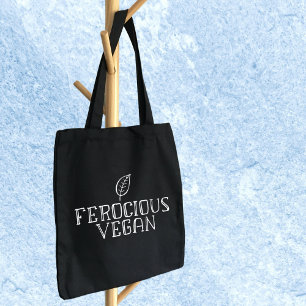 Tote Bag Vegan féroce simple, minimaliste