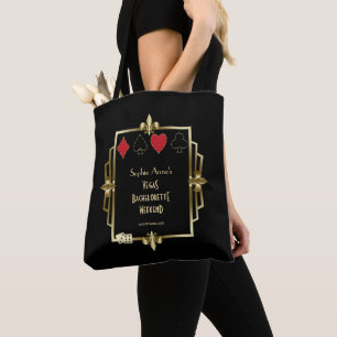 Tote Bag Vegas Casino Great Gatsby Bachelorette Week-end