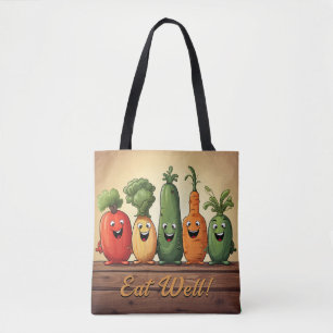 Tote Bag Végétaux amusants Épicerie réutilisable Fourre-tou