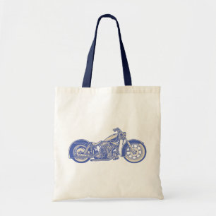 Tote Bag Vélo 10-11 - bleu