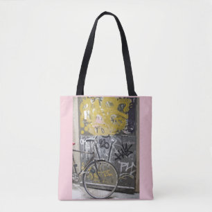 Tote Bag Vélo avec le graffiti, Madrid