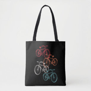 Tote Bag Vélos colorés