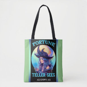 Tote Bag Vendeur Fortune Bleue _ Halloween