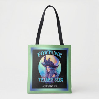 Tote Bag Vendeur Fortune Bleue _ Halloween
