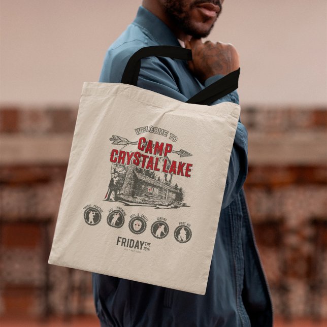 Tote Bag Vendredi 13 | Bienvenue à Camp Crystal Lake (Créateur téléchargé)