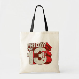 Tote Bag Vendredi 13   Logo 3D empilé saignant