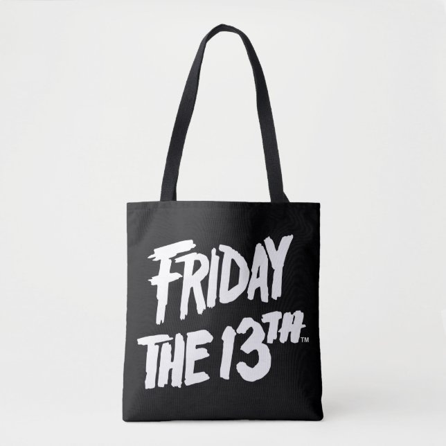 Tote Bag Vendredi 13 | Logo empilé peint (Devant)