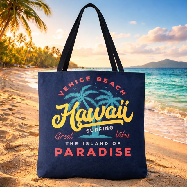 Tote Bag Venice Beach Hawaii Surf (Créateur téléchargé)