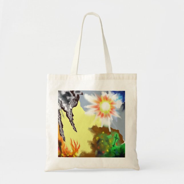 Tote Bag Vent et feu de la terre (Devant)
