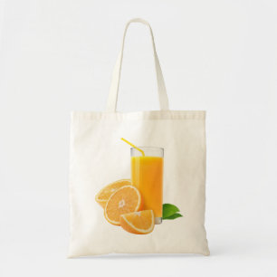 Tote Bag Verre avec jus d'orange