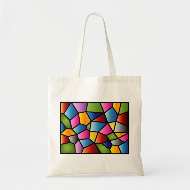 Tote Bag Verre souillé Fourre-tout de résumé (Devant)