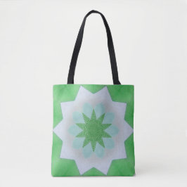 Tote Bag Verre vert de mer abstrait fourre-tout