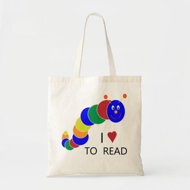 Tote Bag Vers de livre (Devant)