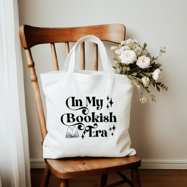 Tote Bag Vers de livre dans mon ère de livre (Créateur téléchargé)