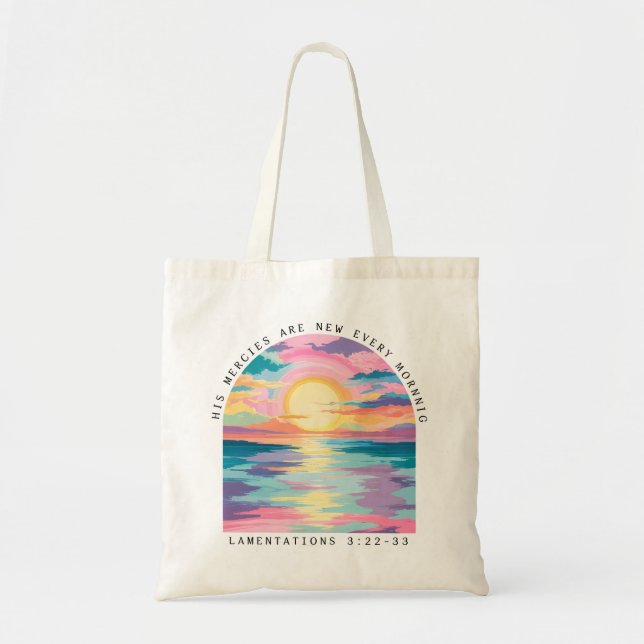 Tote Bag Verset biblique chrétien (Devant)