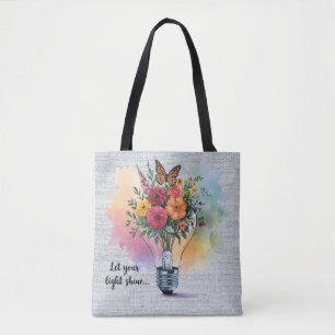 Tote Bag Verset biblique chrétienne inspirant /Écriture