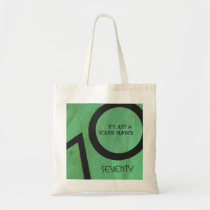 Tote Bag Vert 70 Décennie Anniversaire