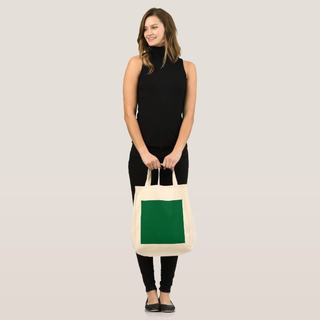 Tote Bag vert, azur, aqua, bleu électrique, police, motif, (Devant (modèle))