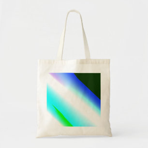 Tote Bag Vert bleu arc-en-ciel texture abstraite motif art