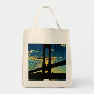 Tote Bag Vêtements : NY Elevation Pont Verrazzano Coucher d