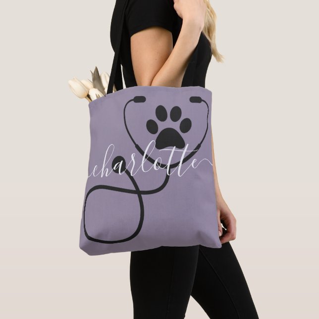 Tote Bag Vétérinaire vétérinaire sur mesure Vétérinaire ass (De près)