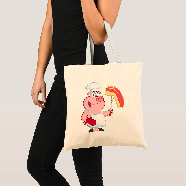 Tote Bag Viande de Cuisine de porc (Créateur téléchargé)