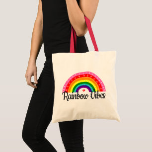 Tote Bag Vibes arc-en-ciel