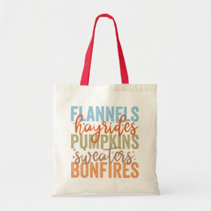 Tote Bag Vibes d'automne amusantes