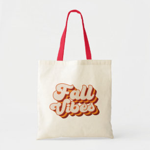 Tote Bag Vibes d'automne rétro