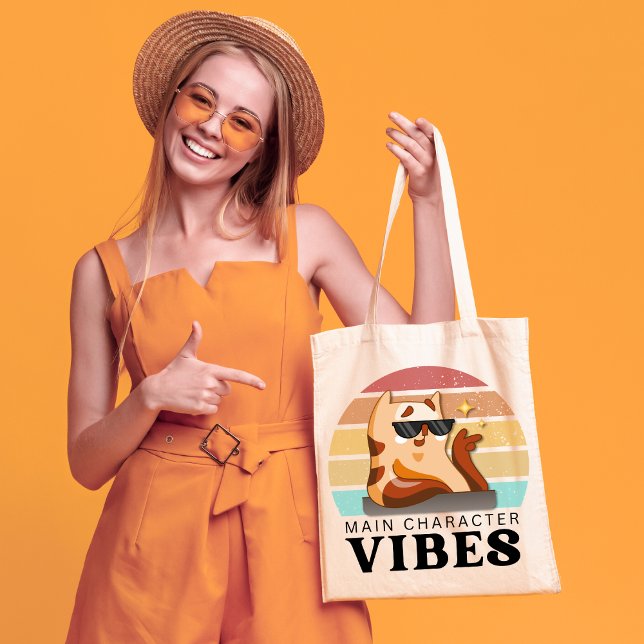 Tote Bag Vibes de caractères principaux de l'auteur du livr (Créateur téléchargé)
