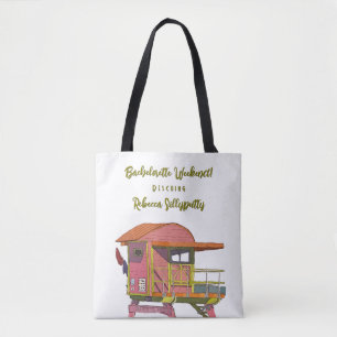 Tote Bag Vibes de Sauveteur Rose Week-end Enterrement de Vi