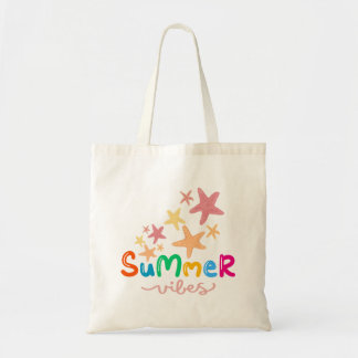 Tote Bag Vibes d'été et Starfish