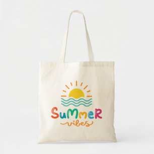 Tote Bag Vibes d'été Soleil et mer Femmes