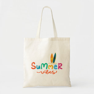 Tote Bag Vibes d'été surfant femmes