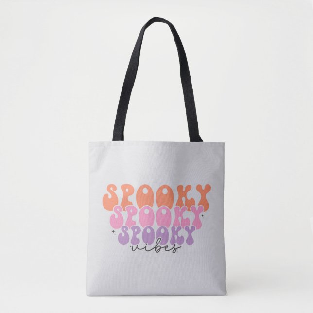 Tote Bag Vibes Éffrayantes éffrayantes (Devant)
