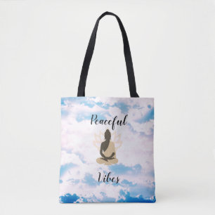 Tote Bag Vibes paisibles du Bouddha méditatif