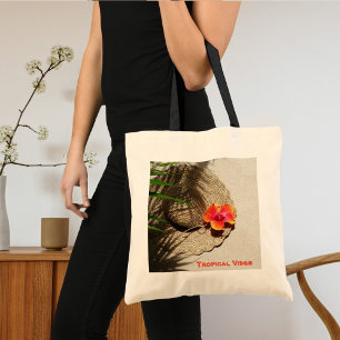 Tote Bag Vibes tropicales de plage