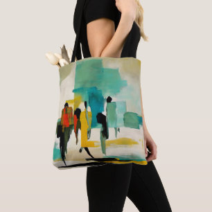 Tote Bag Vibrance de midi – Figures abstraites