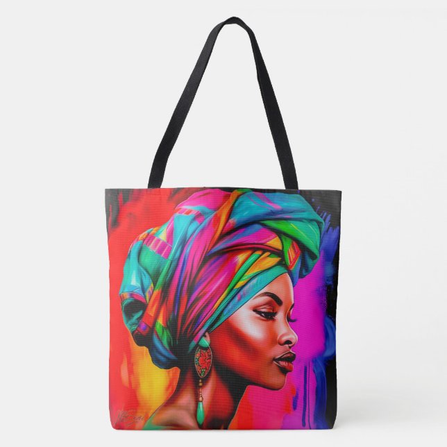 Tote Bag Vibrant Beauty Series 1 (Devant)