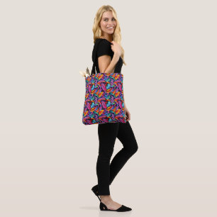 Tote Bag Vibrant Pattern