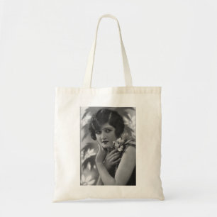 Tote Bag Victorienne stupéfiant en noir et blanc