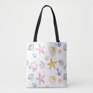 Tote Bag Vie marine et Ancres