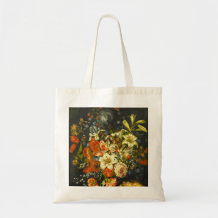 Tote Bag Vie morte avec fleurs et fruits