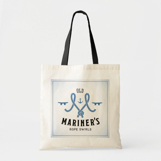 Tote Bag Vieille affiche de marin (Devant)