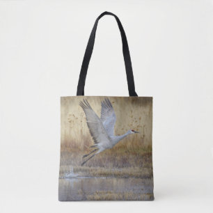 Tote Bag Viens t'envoler avec moi Sandhill Crane