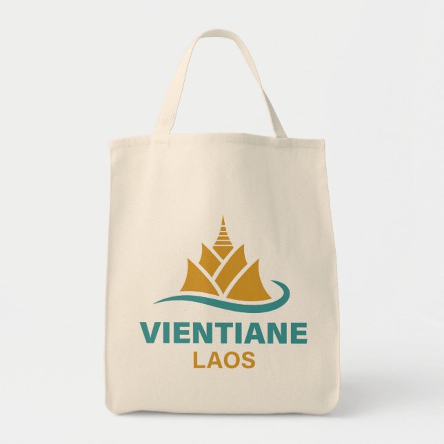 Tote Bag Vientiane Laos Southeast Asia (Devant)