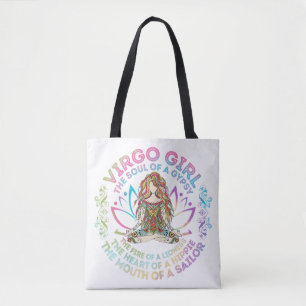 Tote Bag Vierge Boho - Âme d'un Tsigane, Coeur d'une Hippie