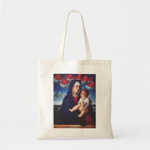 Tote Bag Vierge Marie et Enfant Art Religieux Classique