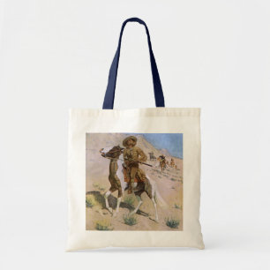 Tote Bag Vieux cow-boys militaires, The Scout par Remington