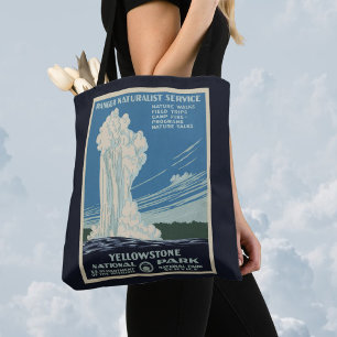 Tote Bag Vieux fidèle à Yellowstone National Park
